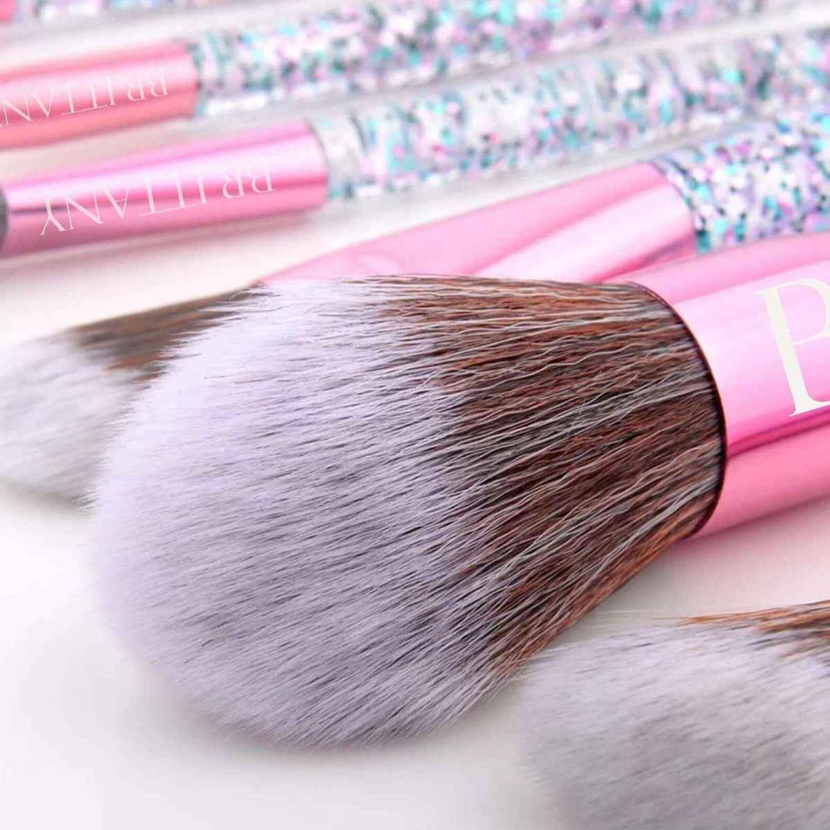 Brittany Glowy 'n' Glam Makeup Brushes Set - Taffy