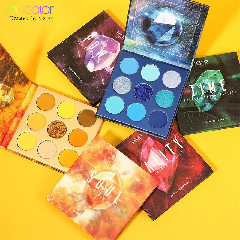 Docolor Eyeshadow Palette 9 Colors Waterproof Palette