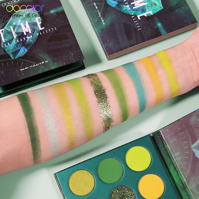 Docolor Eyeshadow Palette 9 Colors Waterproof Palette
