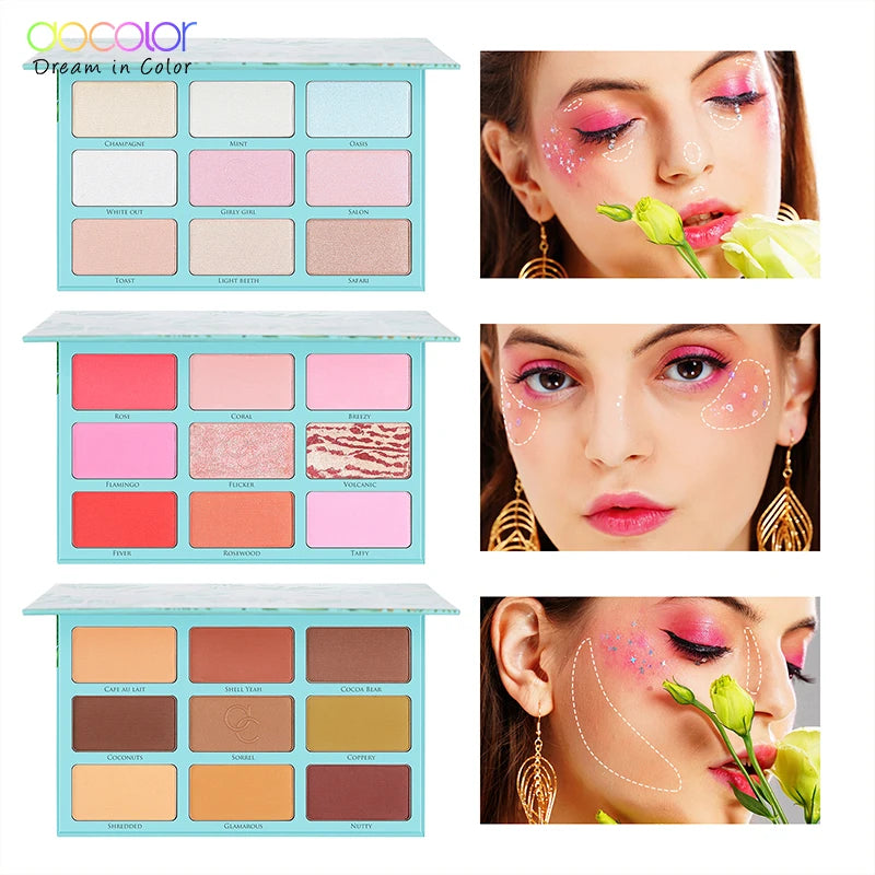 Docolor Tropiacal Makeup Palette 9 Colors