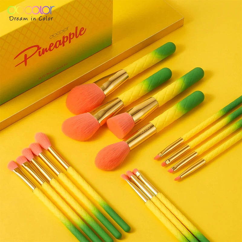 Pineapple Makeup Brushes