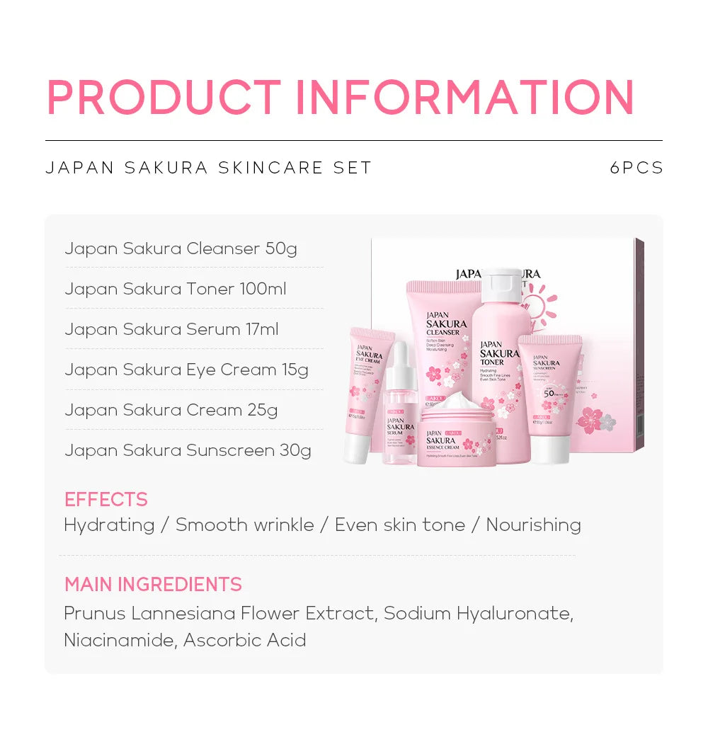 Skin Care Set JAPAN SAKURA