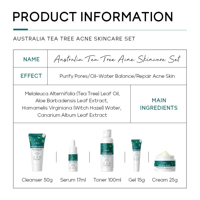 LAIKOU Australia Tea Tree Acne Skincare