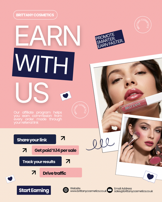 5 Reasons Why Beauty Influencers Are Choosing Brittany Cosmetics Affiliate Programme