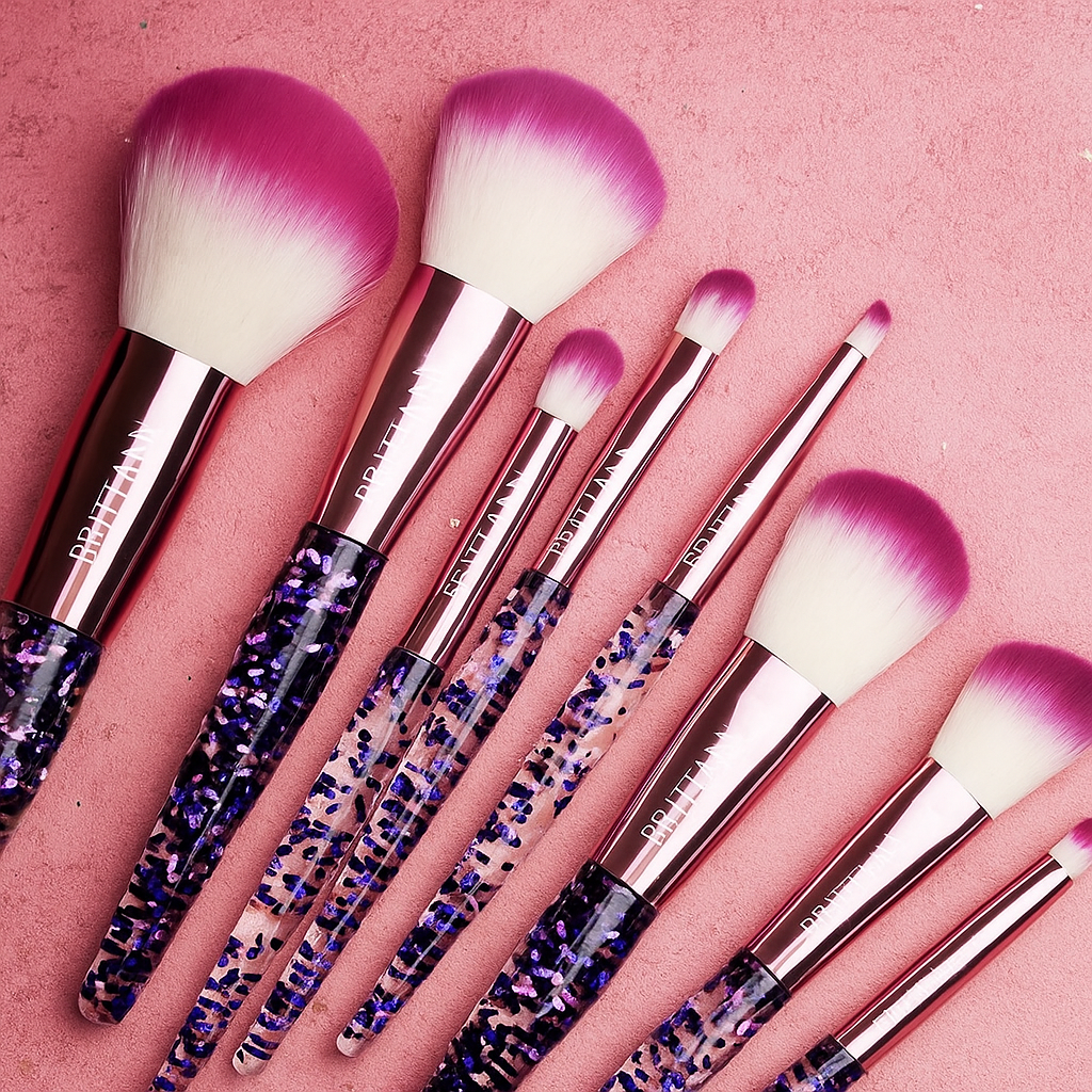 The Ultimate Guide to Flawless Makeup: Discover the Brittany Glowy 'n' Glam Makeup Brushes Set
