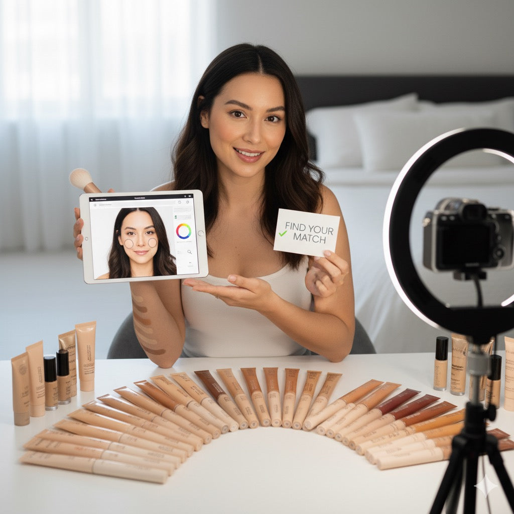 How to Choose the Perfect Foundation Shade Online (A Foolproof Guide) - Brittany Cosmetics