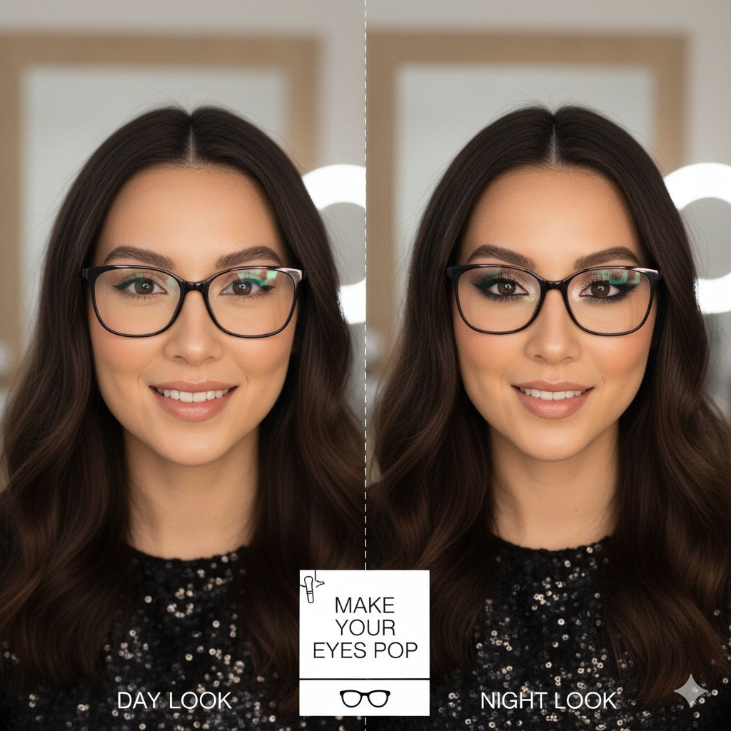 Makeup for Glasses Wearers: How to Make Your Eyes Pop
