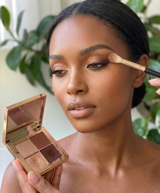 Glass skin makeup look – dewy, luminous, glowing skin