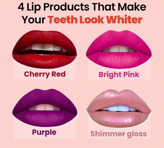 Lip Colours That Whiten Teeth : Shades That Brighten Your Smile - Brittany Cosmetics