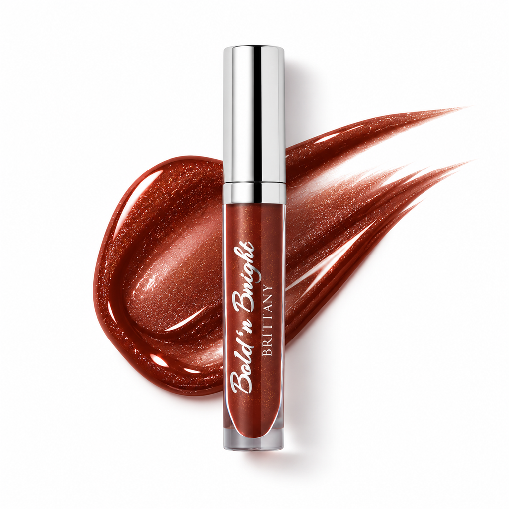 Vicky Deep Brown-Red Lipgloss | Bold 'N' Bright