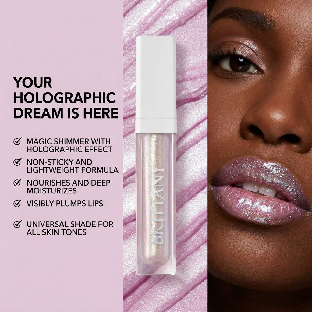 Sparkle Lips - Holographic Lip Gloss for Irresistible Shine