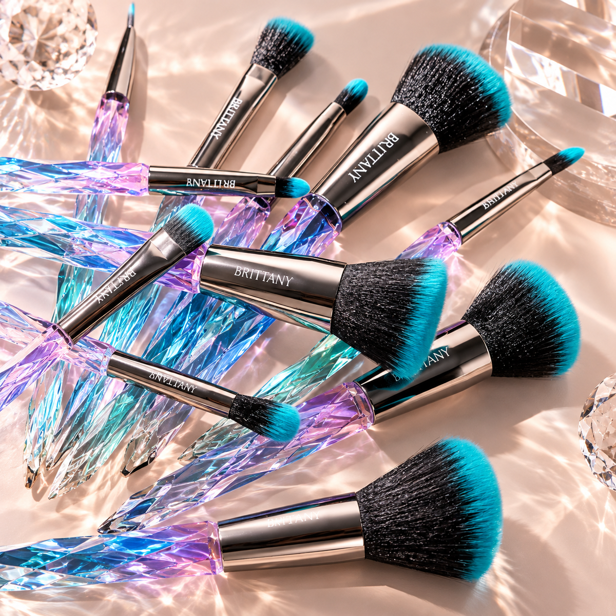Crystal Makeup Brush Set – Free Gift with £55 Spend