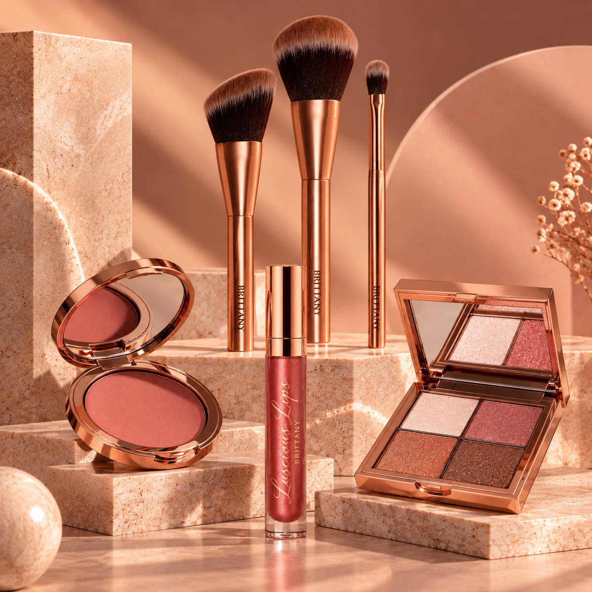 Golden Hour Glam Kit - Your Ultimate Radiant Makeup Solution