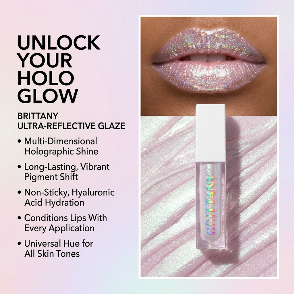Sparkle Lips - Holographic Lip Gloss for Irresistible Shine