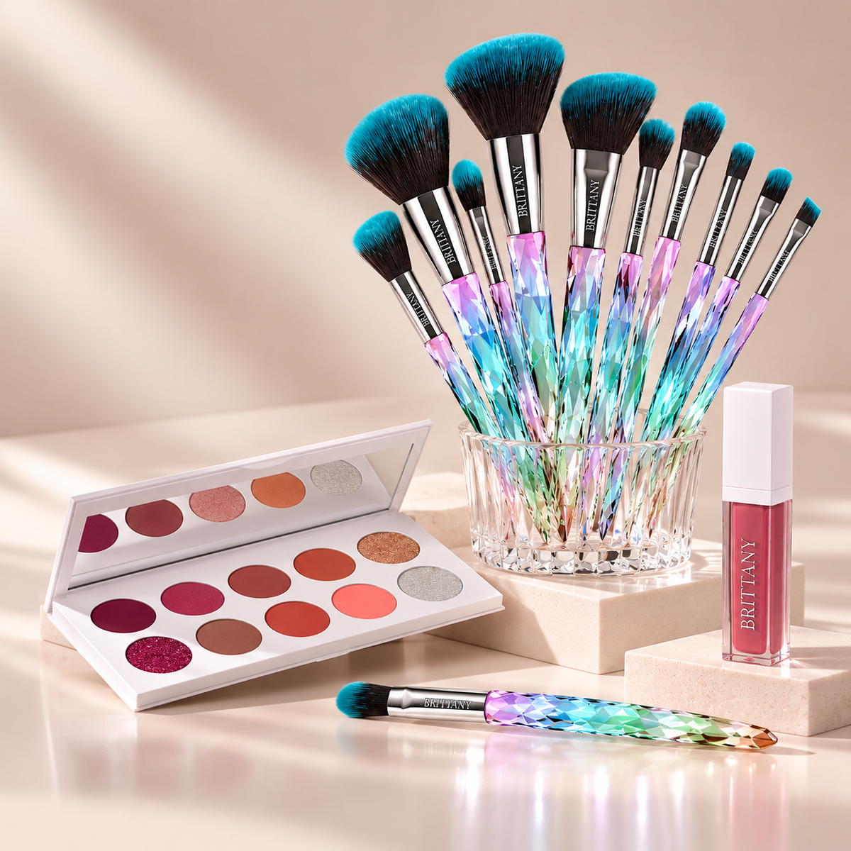 Crystal Party Makeup Kit - Elevate Your Glamour!