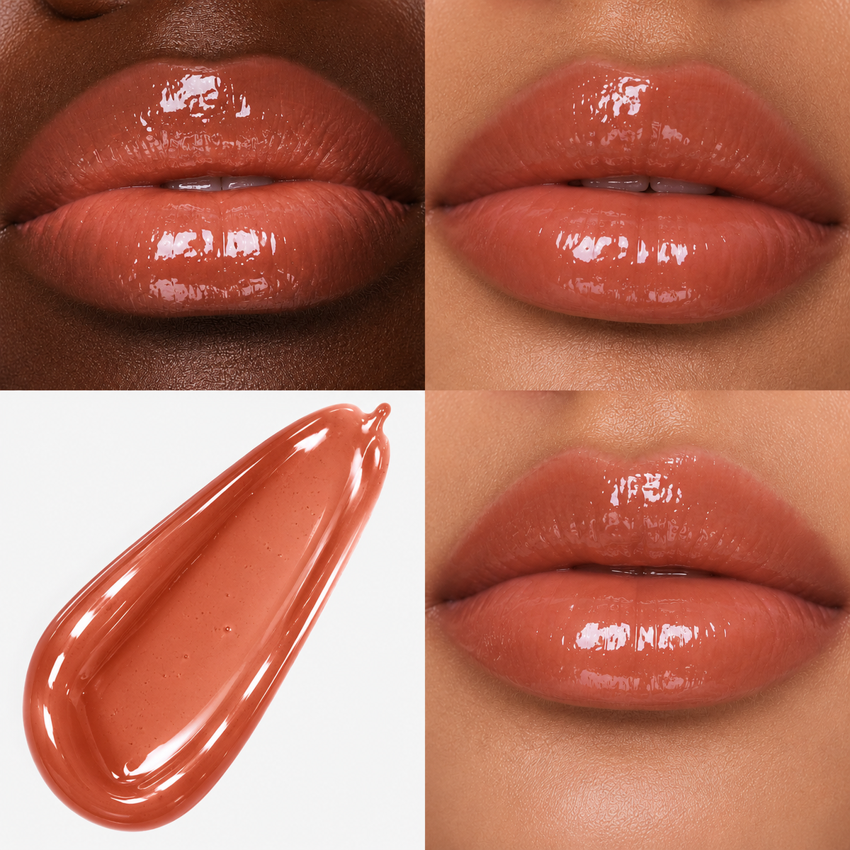 Lip Gloss - Luscious Lips - Petra in Dusty Rose