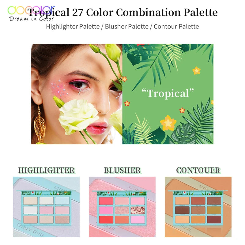 Docolor Tropiacal Makeup Palette 9 Colors