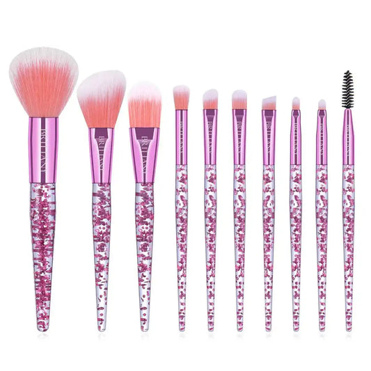Brittany Glowy ‘n’ Glam Makeup Brushes- Ruby