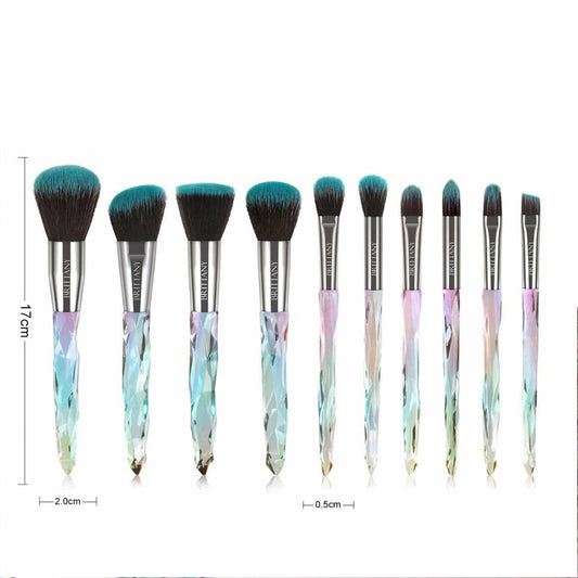 Party 4Life Crystal Brushes - Blue - Brittany Cosmetics