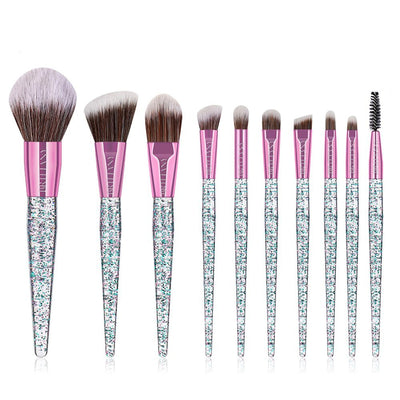 Brittany Glowy 'n' Glam Makeup Brushes Set - Taffy