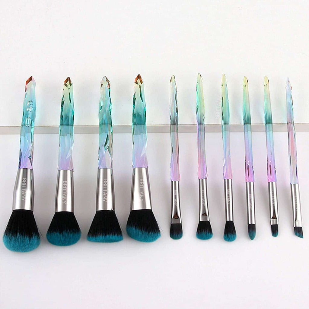 Party 4Life Crystal Brushes - Blue - Brittany Cosmetics